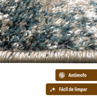 1 Tapete Quarto Beira Cama Antiderrapante 66x120 Js Bah M09 -