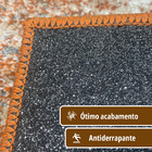 1 Tapete Quarto Beira Cama Antiderrapante 66x120 Js Bah M13 -