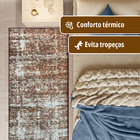 1 Tapete Quarto Beira Cama Antiderrapante 66x120 Js Bah M13 -