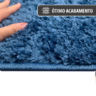 1 Tapete Quarto Infantil Peludo Beira Cama 100x150 Oa Cl Vr -