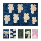 1 Tapete Quarto Infantil Peludo Beira Cama 100x150 Oa Jk Vr -