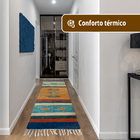 1 Tapete Quarto Kilim Original Algodão Beira Cama 60x180 Vr -