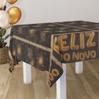 1 Toalha Mesa Tnt Festa Feliz Ano Novo Fogos 140x500