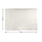 1 Toalha Piso Banheiro Antiderrapante 520g/m2 50x70 Maj Per