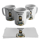 1 Xícara 325ml Barbearia Barber Shop Cabelereiro Moreno Aaa