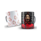 1 Xícara Café La Casa De Papel Série Salvador Dali + Caixa