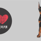 1 Xícara Café Love Amor Doberman Cachorro + Caixa Presente