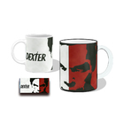 1 Xícara Dexter Série Mistério Caneca Café + Caixa Presente
