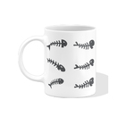 1 Xícara Esqueletos De Peixe Alta Qualidade Pronta Entrega