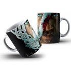 1 Xícara Série Vikings Ragnar Caneca Pronta-entrega + Caixa