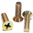 200 Pç Parafuso Máquina Cabeça Chata Phillips M5 5mm X 25mm