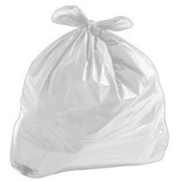 200 Saco Lixo Leitoso Branco 40litros Lixeira Clinica