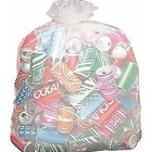 200 Sacos P/ Lixo Entulho Transparente 28x40x 0,10 (2pcts)