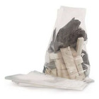 200 Sacos P/ Lixo Entulho Transparente 28x40x 0,10 (2pcts) Nã