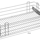 2075 Gaveta Deslizante Cromada 570mm Schmitt