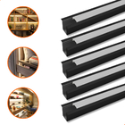 20 Barras Perfil Led Embutir Slim 15x10mm 1m Marcenaria Teto