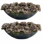 20 Buquês De Mini Hortênsias Artificiais Flor Lilás Com Aparê