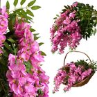 20 Correntes Com Flores Artificiais E Folhagens Para Decoraçã