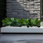 20 Fícus Lyrata Artificial Realista 45cm Planta Permanente Pa