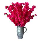 20 Flores Em Haste De Cerejeira Pink Artificial Permanente 60