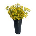 20 Flores Mosquitinho Amarelo Permanente Para Decoração Sofis