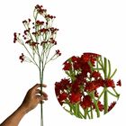 20 Flores Mosquitinho Vermelho Permanente Para Decoração Sofi