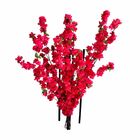 20 Galhos De Cerejeira Pink Artificial  Flores Permanentes Pa