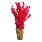 20 Galhos De Cerejeira Pink Artificial  Flores Permanentes Pa