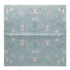 20 Guardanapos De Papel Lyor Estampado Flores E Folhas 33cm