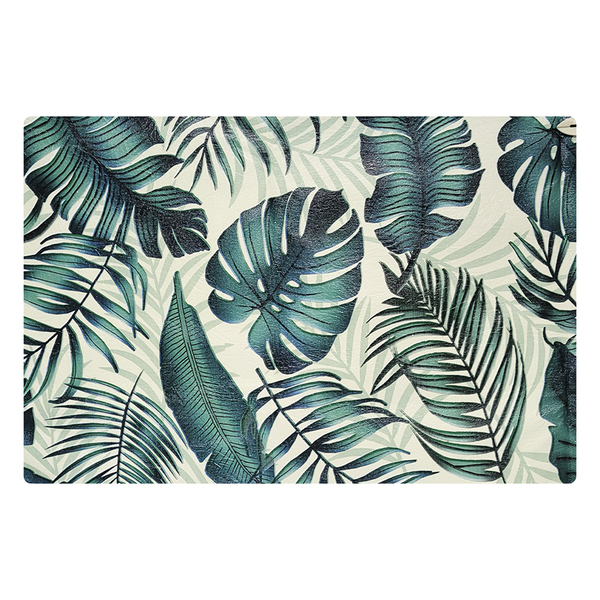 20 Jogo Americano Costela De Adão Folhas Impermeável Pvc