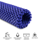 20 Jogo Americano Redondo Antiderrapante Flex Resistente Az