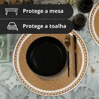 20 Jogo Americano Redondo Sousplat Luxo Atacado Pvc M01