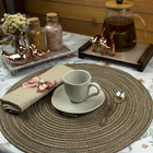 20 Jogo Americano Redondo Sousplat Luxo Atacado Pvc Pmbg