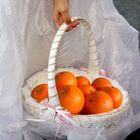 20 Laranjas Artificiais (8cm) Fruta Permanente Para Compor Ce