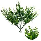 20 Mini Buquês De Eucalipto Artificial Com 5 Hastes Cada - Ap