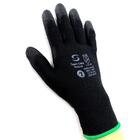 20 Pares Luva De Segurança Ss 1003 Tricotada Acabamento Em Pu