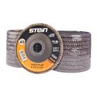 20 Peças Disco Flap Curvo 4.1/2 115mm Metais Ferrosos Grão 40