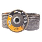 20 Peças Disco Flap Curvo 4.1/2 115mm Metais Ferrosos Grão 50