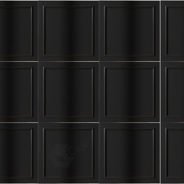 20 Placas 3d Fosco Boiserie 50x50cm - Quarto 50x50cm