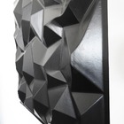 20 Placas 3d Preta Painel Decorativo Diamante Alpes Revestime