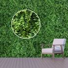 20 Placas De Plantas Artificiais Para Decoração De Parede Ver