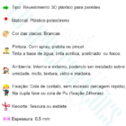 20 Placas Decorativas 3d Revestimentos Paredes 0,5mm Origami