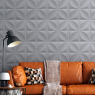 20 Placas Petalas 3d Revestimento De Parede Pvc 25cm X 25cm