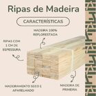 20 Ripas De Pinus 4x1cm - 100cm De Comprimento