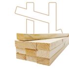 20 Ripas De Pinus 4x2cm - 100cm De Comprimento