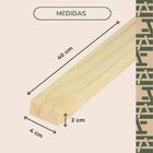 20 Ripas De Pinus 4x2cm - 40cm De Comprimento