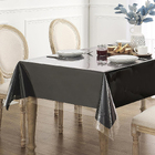 20 Toalha Mesa Plástico Transparente Pvc Atacado 140x180 - Tr