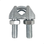 20 Un Grampo P/ Cabo De Aço 3/4" Presilha P/ Cerca Elétrica