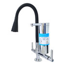 2141 C80 Torneira Filtro Bancada Gourmet Preto Max Duplo Jato