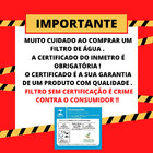 2161 C80 Torneira Filtro Parede Gourmet Preto Max  Duplo Jato